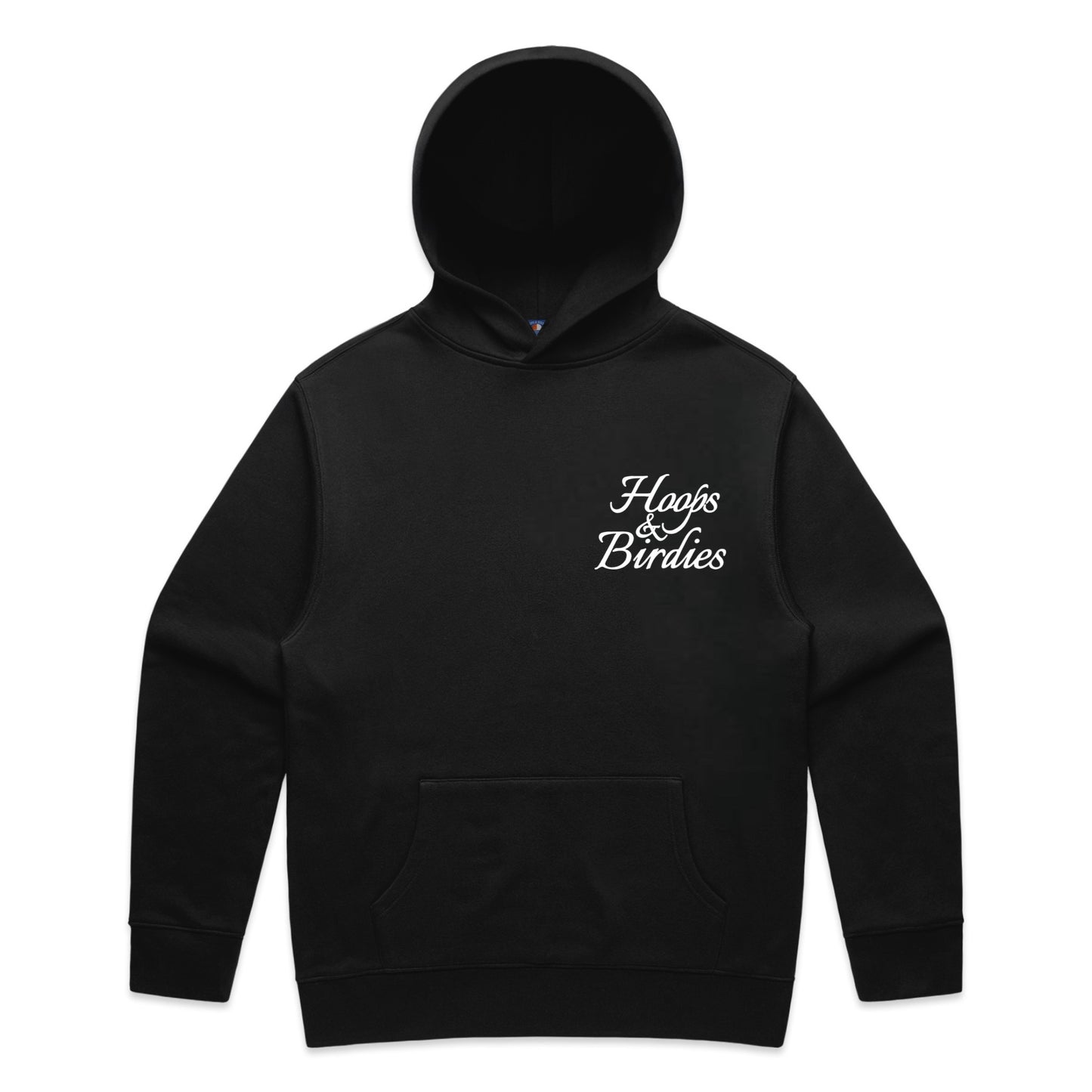 FOLLOW THROUGH HOODIE (OVERSIZED FIT) - BLACK/WHITE